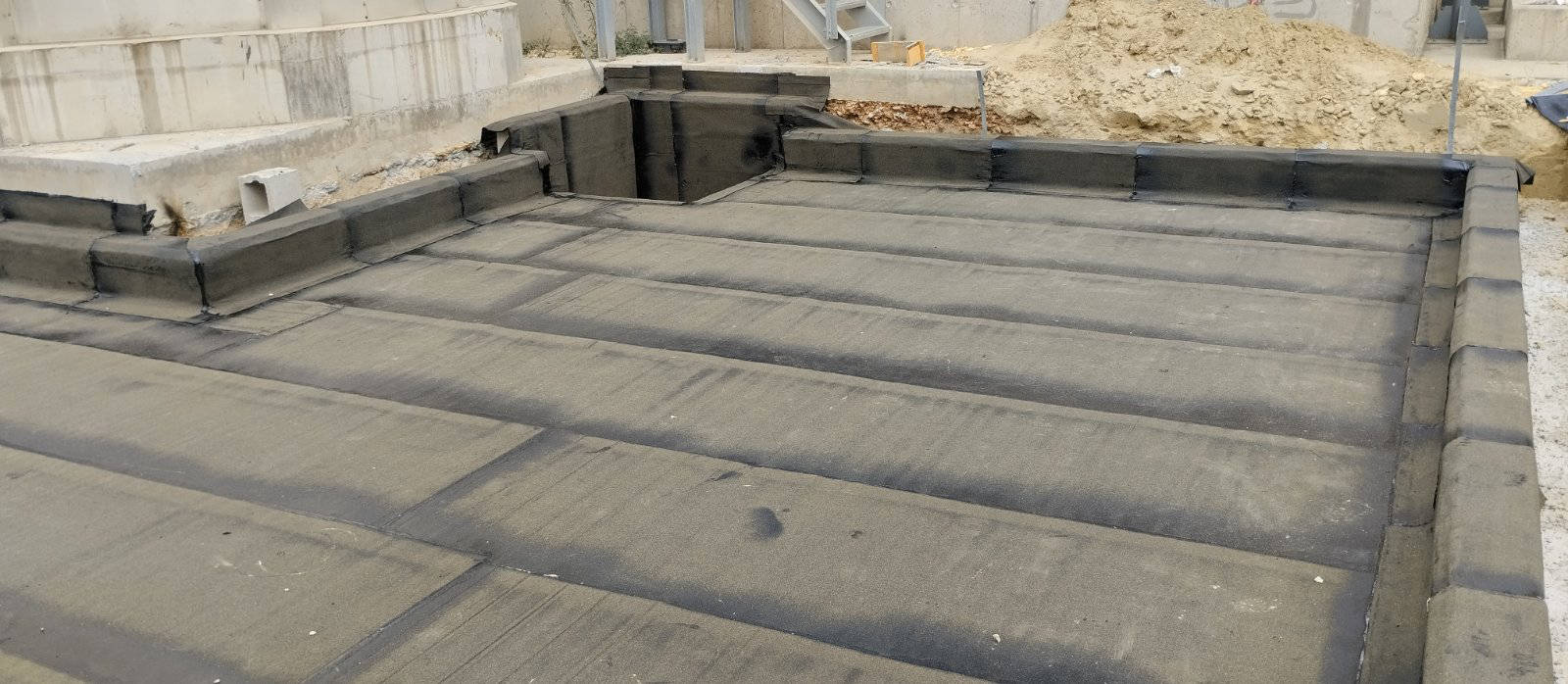 Hydroizolácia spodnej stavby asfaltovými pásmi